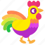 cock, chicken 