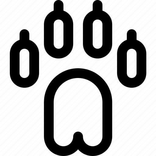 Pets, track, paw, animal, animals, print, footprint icon - Download on Iconfinder