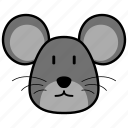 rat, mouse, mice, animal, head, cute, mammal, fauna, zoo, wildlife
