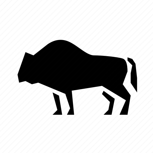 Animal, bison, field, herd, nature, wild icon - Download on Iconfinder