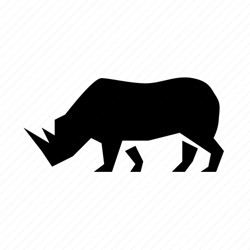 Animal, rino, agressive, wild, wild nature icon - Download on Iconfinder