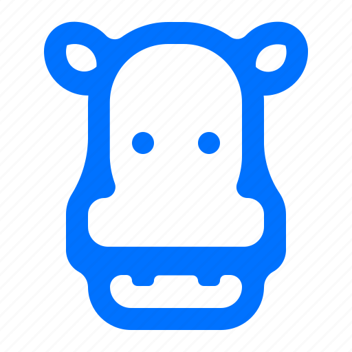 Animal, hippo, wildlife icon - Download on Iconfinder