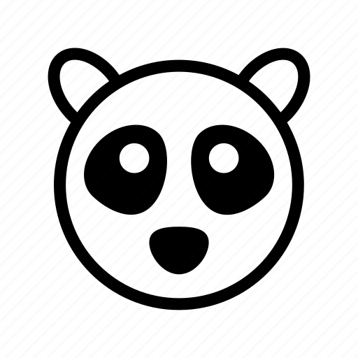 Animal, giant panda, panda, panda bear, panda face icon - Download on Iconfinder