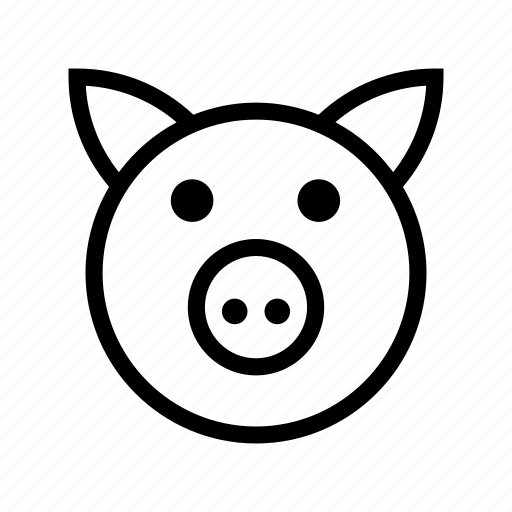 Animal, mammal, pig, tapir, wild boar icon - Download on Iconfinder