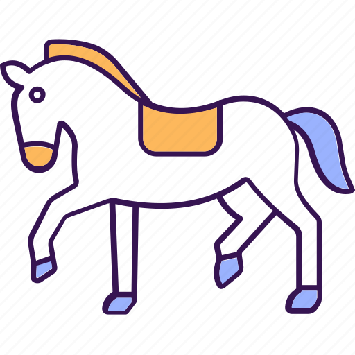 Horse, mare, pony, equus caballus, animal icon - Download on Iconfinder