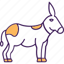 donkey, equus asinus, creature, specie, donkey icon
