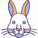 hare, rabbit, bunny, lapin, hare icon