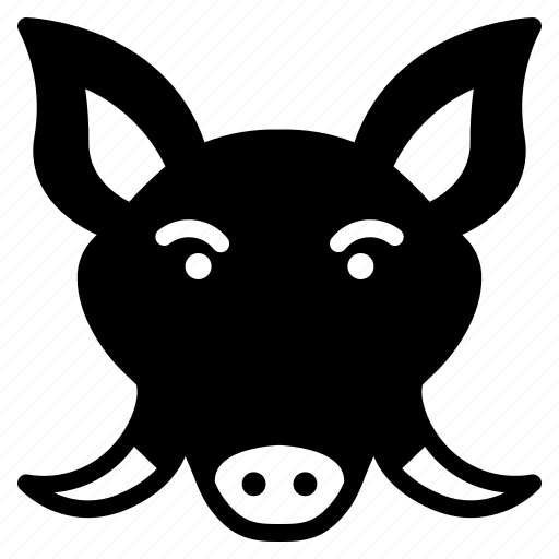 Animal, boar, hog, pig, razorback icon - Download on Iconfinder