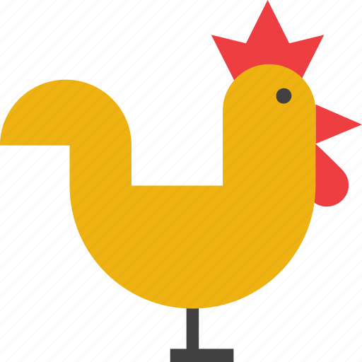 Animal, chicken, cock, hen, rooster icon - Download on Iconfinder