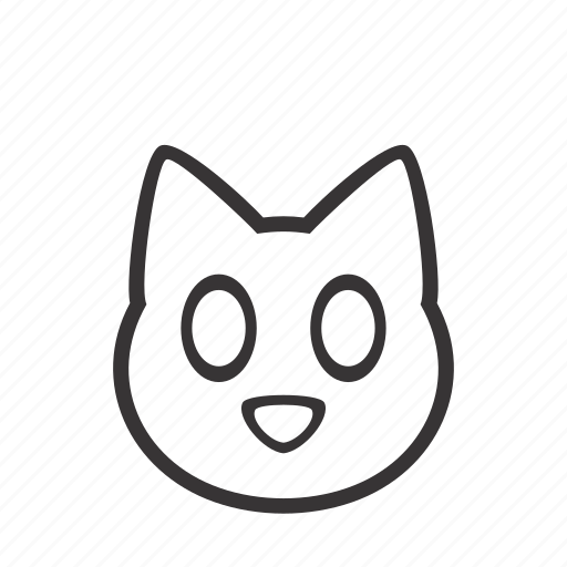 Animal, cat, domestic, head, pet, kitten, face icon - Download on Iconfinder