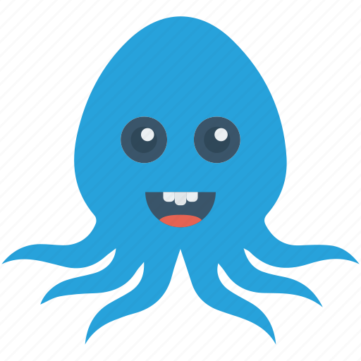 Animal, octopus, river, seafood, water icon - Download on Iconfinder