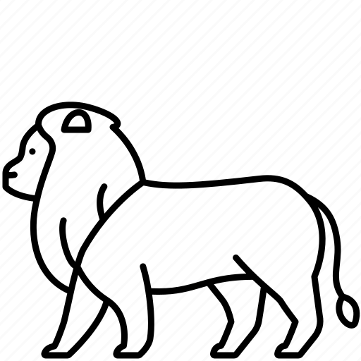 Animal, creature, leader, lion, wild, zoo icon - Download on Iconfinder