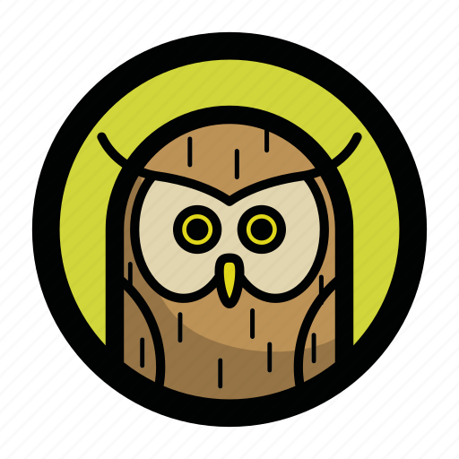 Owl, animal, bird, face, night icon - Download on Iconfinder