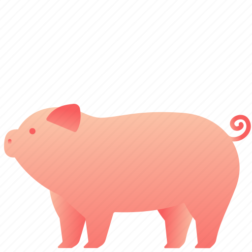 Animal, domestic, farm, mammal, pet, pig icon - Download on Iconfinder
