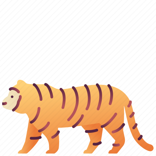 Animal, creature, leader, tiger, wildlife, zoo icon - Download on Iconfinder
