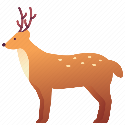 Animal, creature, deer, mammal, wildlife, zoo icon - Download on Iconfinder