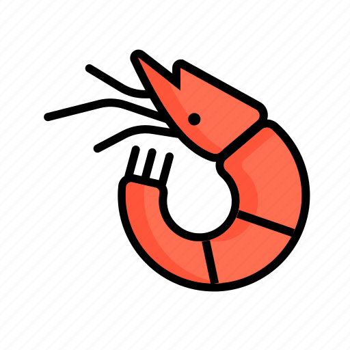 Shrimp, animal, fish, ocean, prawn, sea, ship icon - Download on Iconfinder