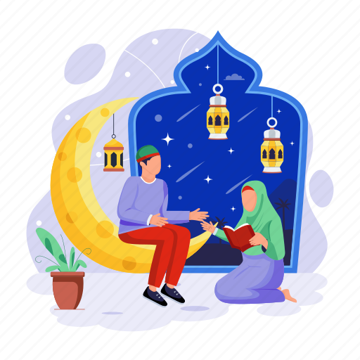 Ramadan celebration, iftar party, holy month, blessings, prayers icon - Download on Iconfinder