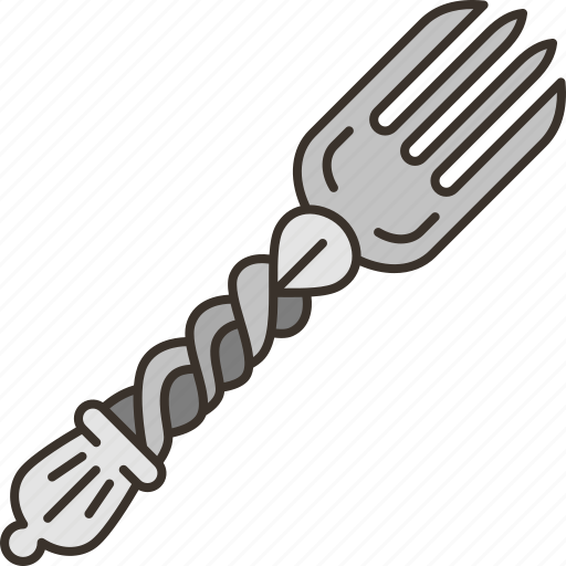 Fork, meat, utensil, kitchen, silver icon - Download on Iconfinder