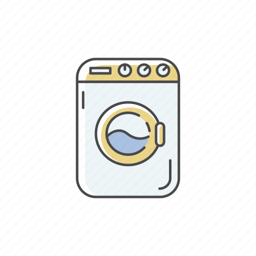 Laundromat, laundromat icon, washer, washing machine icon - Download on Iconfinder