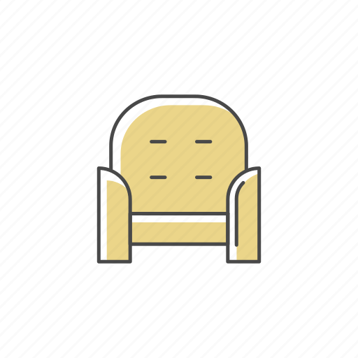 Armchair, armchair icon, chair, furniture icon - Download on Iconfinder