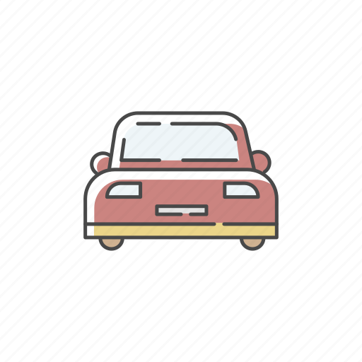 Auto, car, car icon, front view icon - Download on Iconfinder