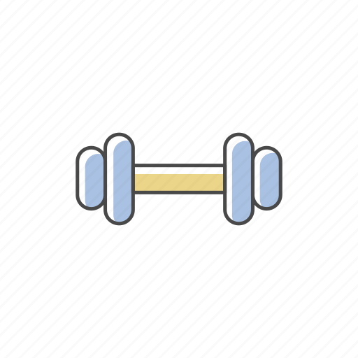 Barbell, barbell icon, dumbbell, gym equipment icon - Download on Iconfinder