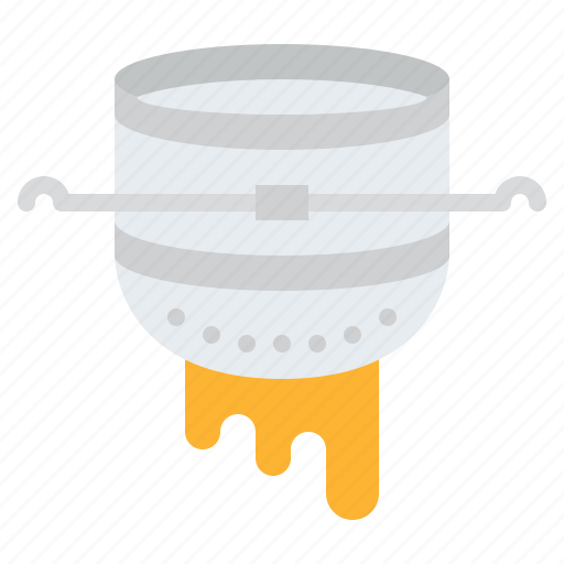Double, sieve, honey, strainer, beekeeping, apiary icon - Download on Iconfinder