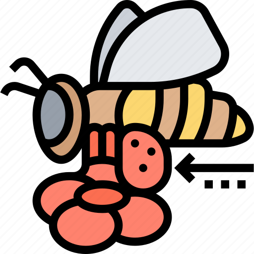 Flower, bee, pollinator, nature, garden icon - Download on Iconfinder