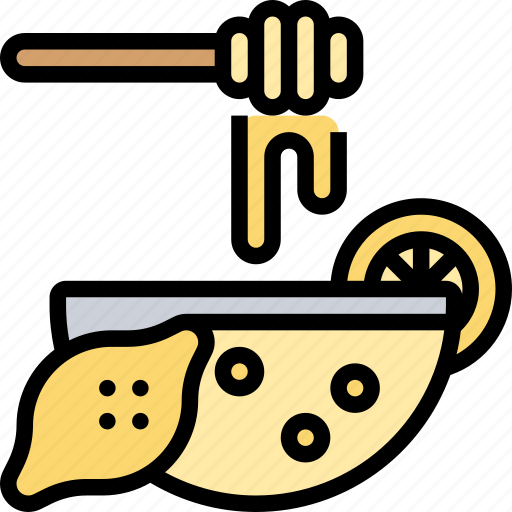 Lemon, honey, food, ingredient, organic icon - Download on Iconfinder