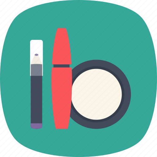 Compact, cosmetic, lipstick, makeup, mascara icon - Download on Iconfinder
