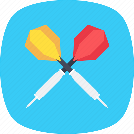 Archery, bullseye arrow, dart, dart pin, dart stick icon - Download on Iconfinder