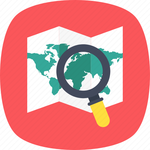 Exploration, map pointer, placeholder, search location, search map icon - Download on Iconfinder