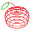 food, isometric, object, apple 