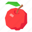 food, geometric, isometric, object, apple 