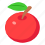 food, isometric, object, red, apple 