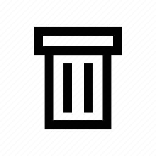 Bin, dustbin, garbage container, recycle bin, trash, trashcan icon - Download on Iconfinder