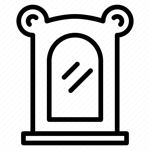 Mirror, furniture, household, equipment, appliance icon - Download on Iconfinder