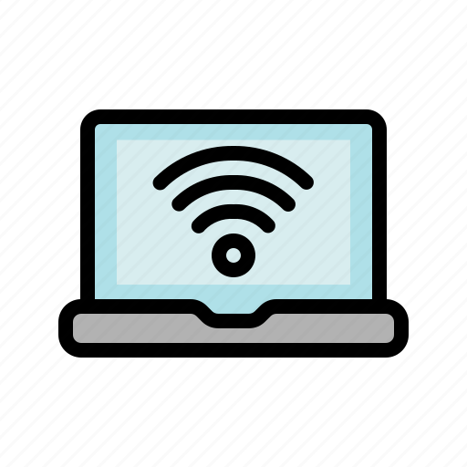 Broadband, laptop, notebook, wifi, wireless icon - Download on Iconfinder