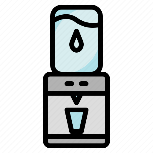 Cooler, dispenser, drinking, purify, water icon - Download on Iconfinder
