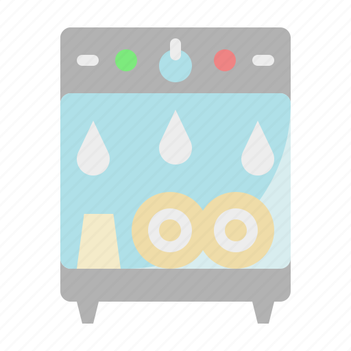 Cleaning, dish, dishwasher, kitchen, washer icon - Download on Iconfinder