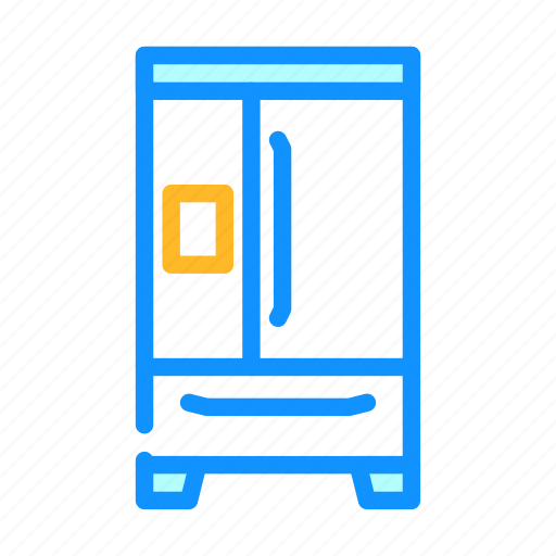 Refrigerator, kitchen, equipment, appliances, domestic, technology icon - Download on Iconfinder