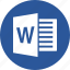 word, microsoft word, document, file, format, extension 