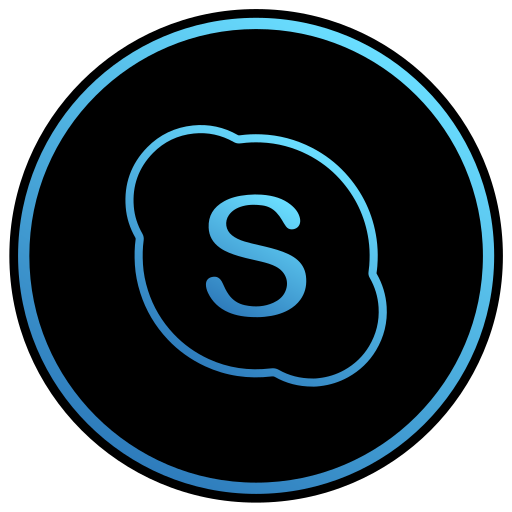Skype, phone, app, contact, message, call icon - Free download