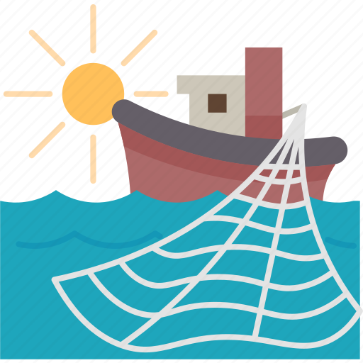 Fishing, boat, fishery, catch, sea icon - Download on Iconfinder