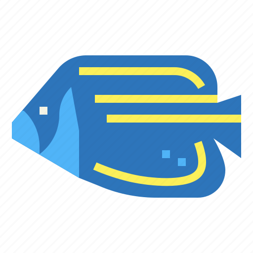 Angelfish, animal, animals, aquarium, aquatic, emperor, fish icon - Download on Iconfinder