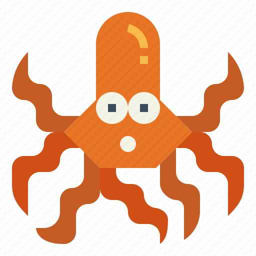 Animal, animals, aquatic, octopus, sea, seafood icon - Download on Iconfinder