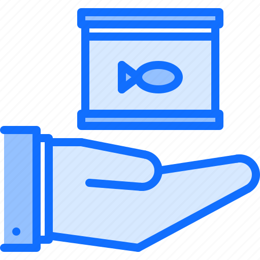 Hand, support, aquarium, fish, pet, shop icon - Download on Iconfinder