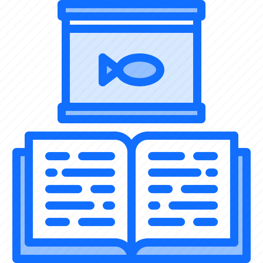 Aquarium, fish, education, book, pet, shop icon - Download on Iconfinder