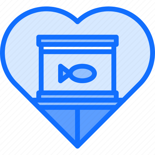 Aquarium, heart, love, fish, pet, shop icon - Download on Iconfinder